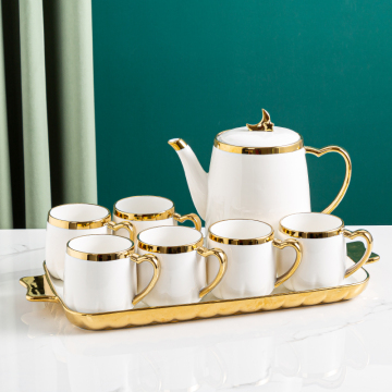 High Quality Luxury New Bone China 15-Piece Tea Set