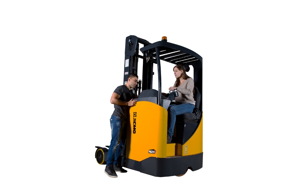 XCMG 2ton sit down forklift electric reach truck