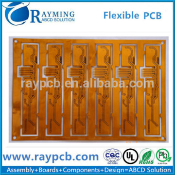 Yellow Soldermask Flexible PCB Hol in Pad