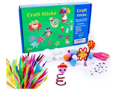 handmade set 5 puzzle toys parent-child twist stick