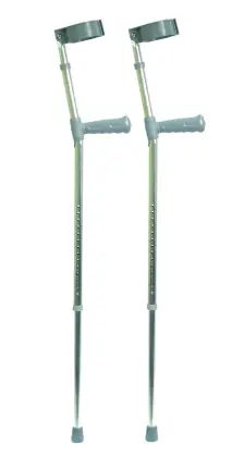 Crutch With PVC Handles