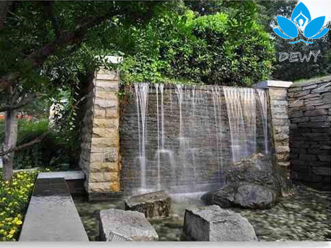 solar garden water features