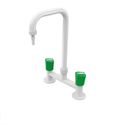 Lab Mixer Hot&Cold faucet White
