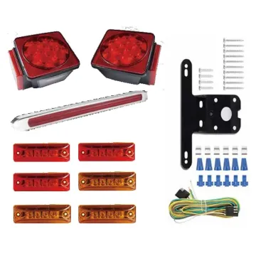 Waterproof LED Trailer Tail Light Kit
