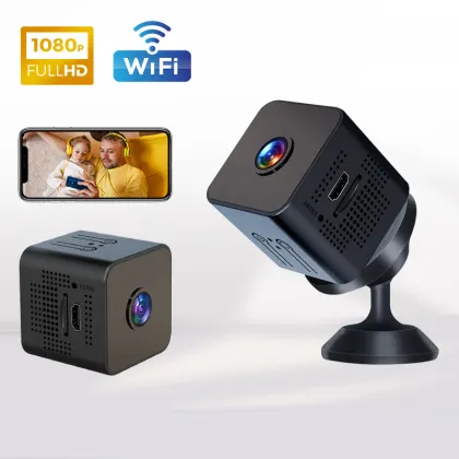 Portable X1 Indoor Wireless Night Vision Micro CCTV Camera Kit