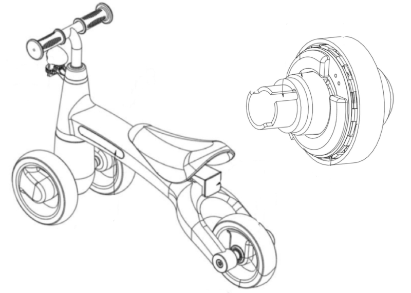 Balanced Bike Light Up Wheel