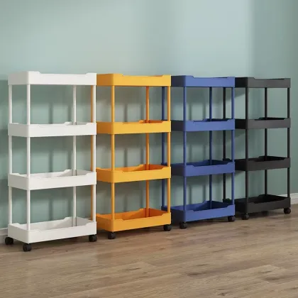 Movable 5 Layer Kitchen Corner Storage Rack