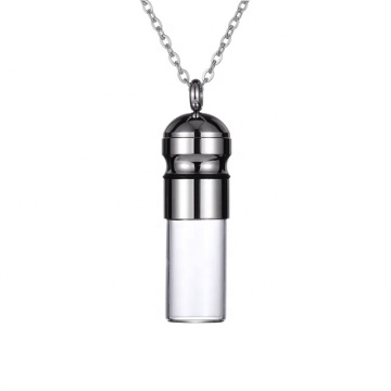 Yiwu Aceon Stainless Steel Transparent Pet Ash Locket Pendant