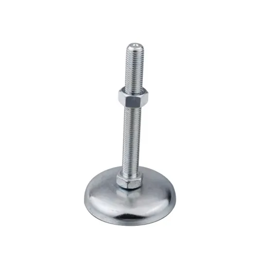 Adjustable Lightweight OD 90mm M16 Steel Self-Leveling Feet