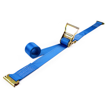 Sangle de ceinture de cargaison bleue de 2 pouces avec Etrack