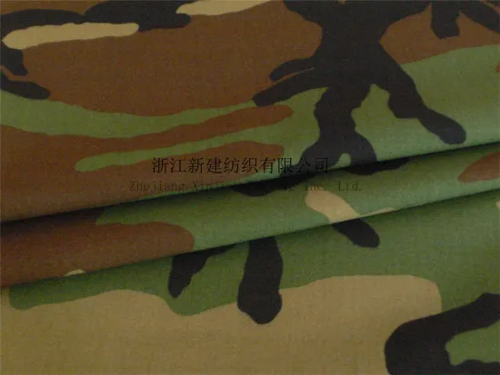 Wholesale Middle East Camouflage TC Ripstop Fabric