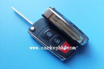 MOQ: 20pcs flip remote key blank shell for Proton 2+1 button