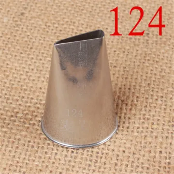 Middle Size Kitchen Accessories - 304 Stainless Steel Baking Piping Tips with Numbers Label #124