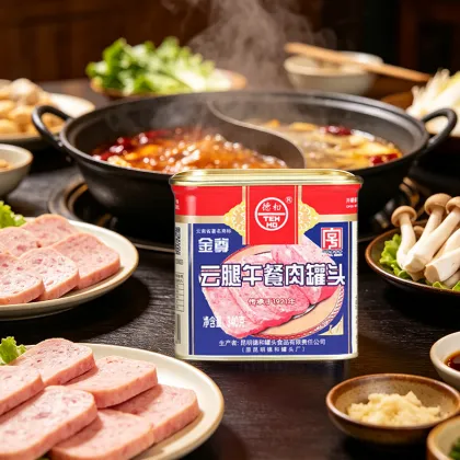 Golden Deluxe Xuan Ham Luncheon Meat Tin