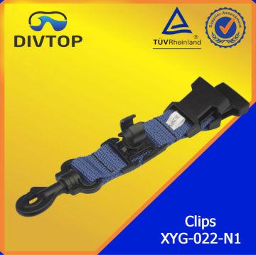 Diving torch webbing clip