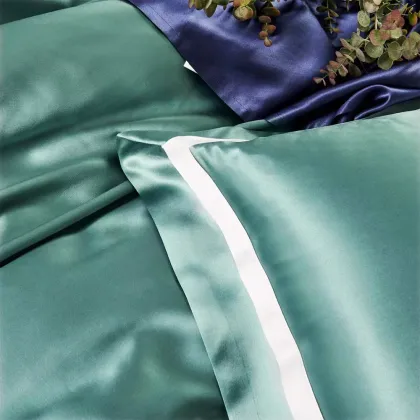 100% silk printed throw silk pillowcase cushion cover silk hair pillowcase