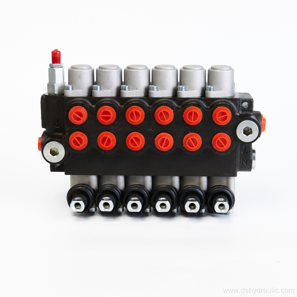 Manual Joystick Hydraulic Multi-Way Valve P40-6