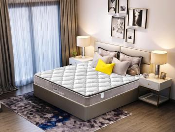Hotel furniture compress roll Pocket spring hybrid mattress