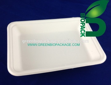 Disposable trays, biodegradable school lunch food trays