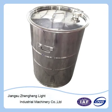 200L Stainless Steel Barrel with Clamp and Stiffener