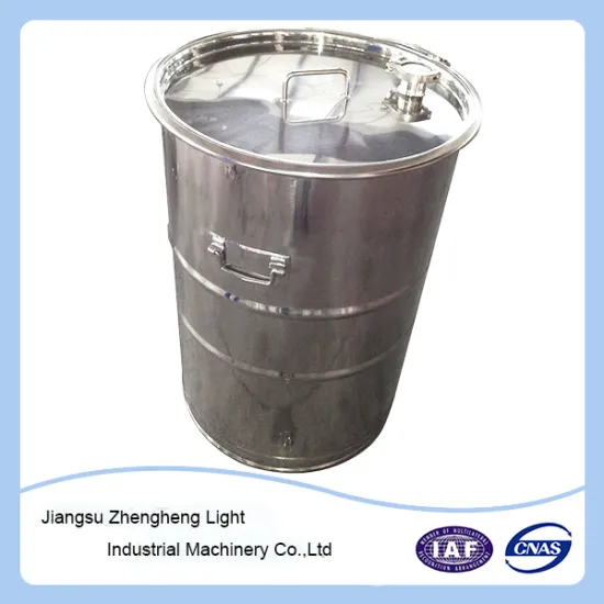 200L Stainless Steel Barrel with Clamp and Stiffener