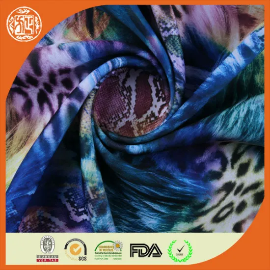 Best selling printed scuba knit fabric 95 polyester 5 spandex fabric