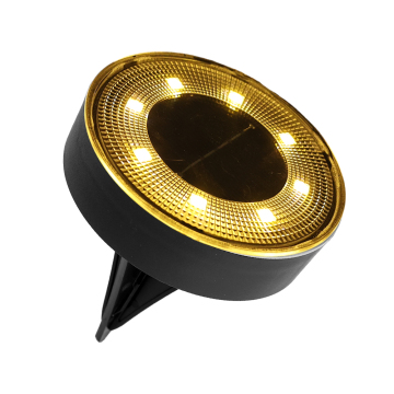 8-16 LED Waterproof Solar-Powered Ground Lights for Gardens and Paths