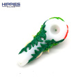 Glass Hand Pipes with 420 Green Dragon