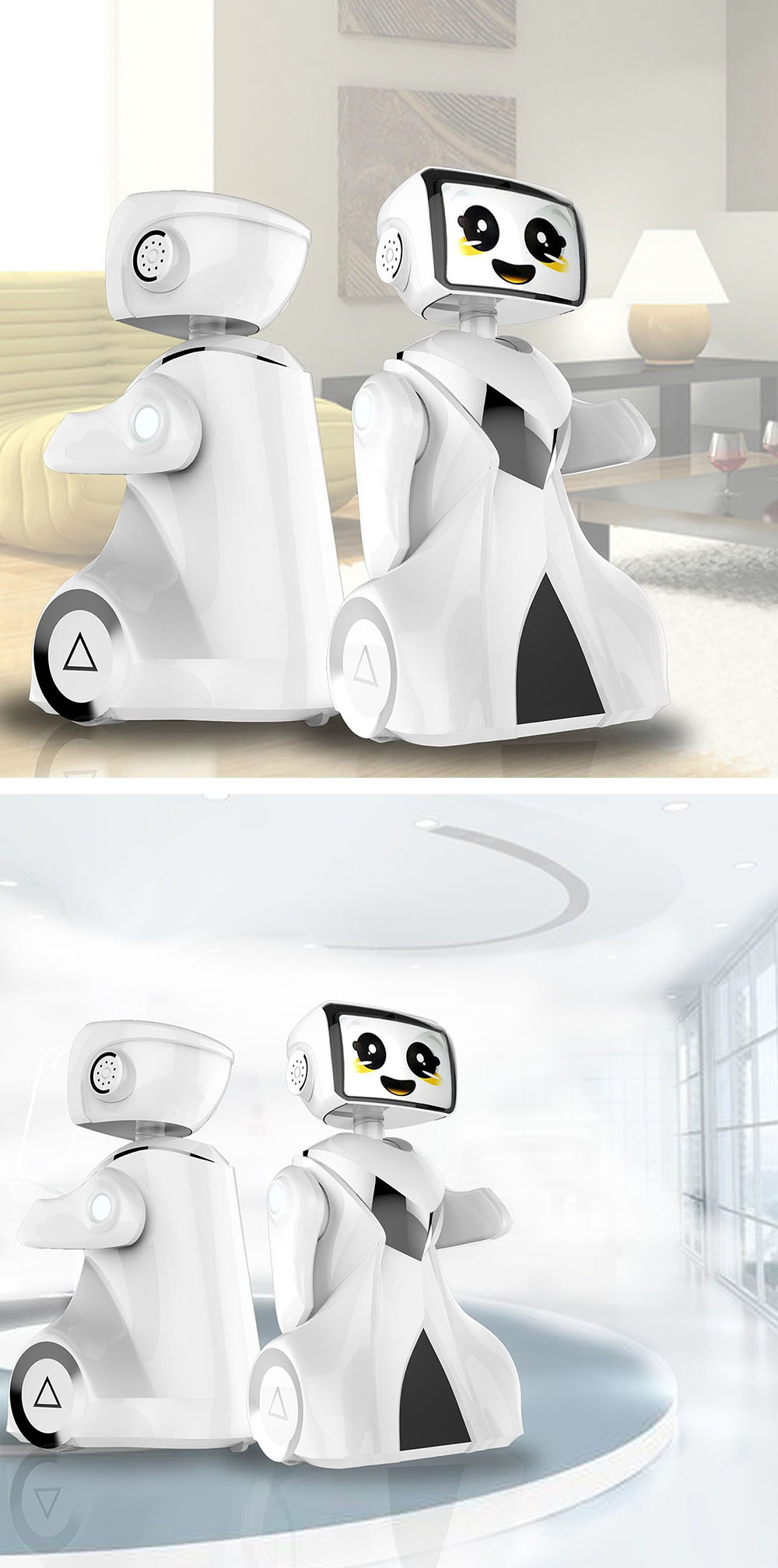 Professional AI caring robot design