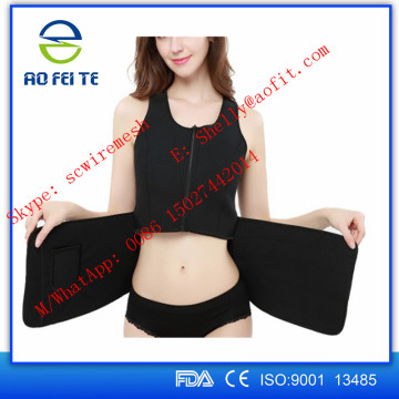 Neoprene Sweat Vest With Pocket Seamless Body Shaper For Women