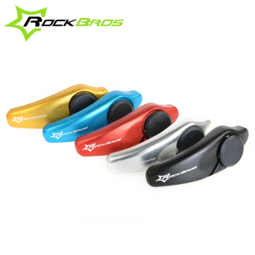 RockBros Aluminum Cycling Grips MTB Mountain Bike Bar Ends Bicycle Barend Barends Handlebar Grips Cycle Parts 5 colors