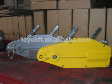 toyo wire rope lever hoist/toyo wire rope lever block/wire rope winch/wire rope pulling/hand winch