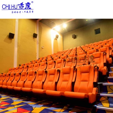 Hot Sale Used Cinema Chairs with Cup Holders for Public Theaters
