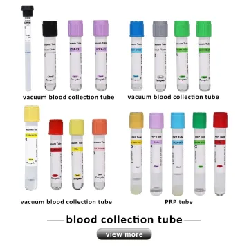 Fournitures médicales jetables pour tube de prélèvement sanguin EDTA