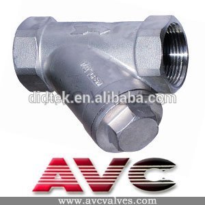 AVC Y Strainers NPT Threaded Stainless Steel