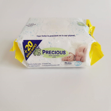 Factory Baby Wet Wipes linea di produzione