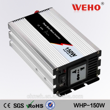 Good quality 110v/220v output car inverter 150w 12v/24v pure sine wave inverter