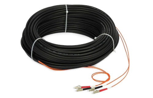 Oem  Lc 2cores Bunch Cable , Water Resistance Fiber Optical Patch Cord