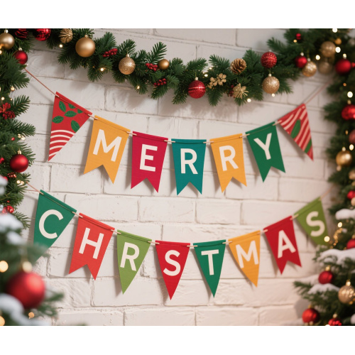 Christmas flag for garden