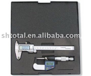 measuring tools kit (150mm/6in DIGITAL CALIPER+25mm/1in DIGITAL MICROMETER)