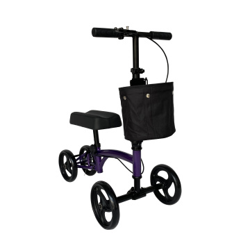 Scooter Walker à orientation médicale en extérieur en acier pour handicapés