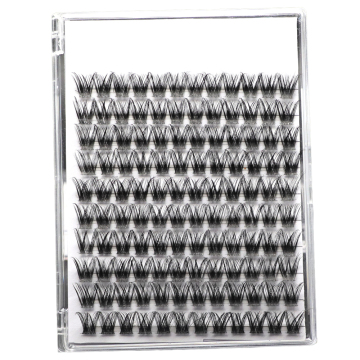 DIY Long Curl Cross Segment Natural Cluster Lashes