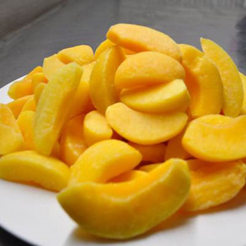 Frozen Yellow Clingstone Peaches