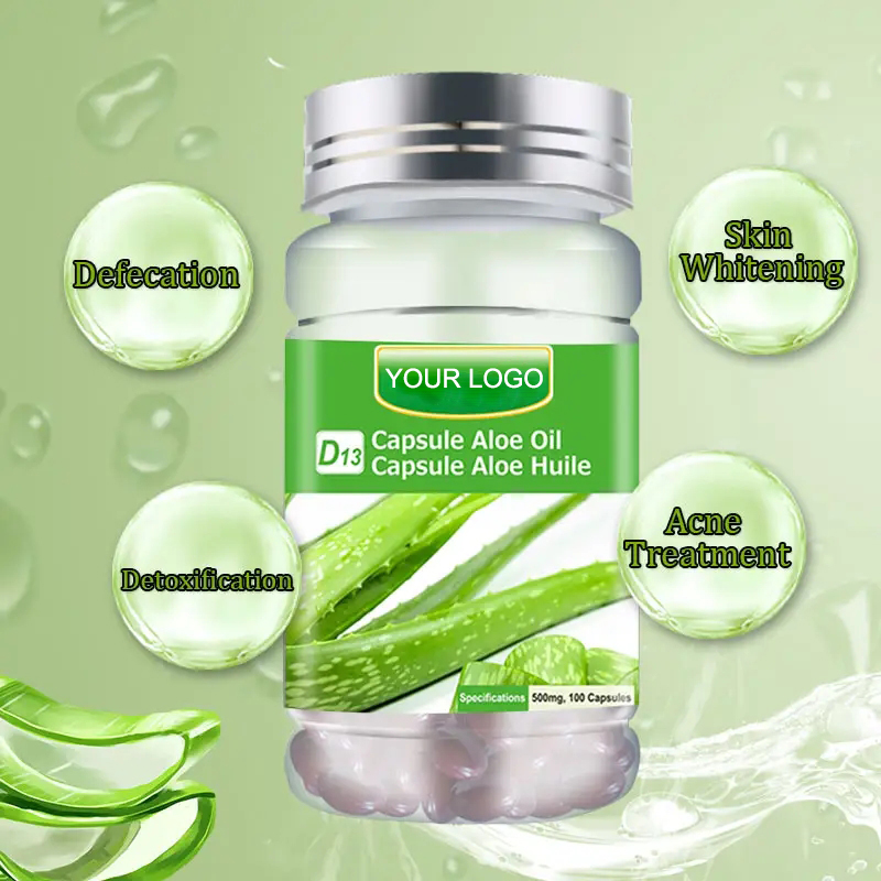 OEM/ODM Bulk Wholesale Vegan Body Slim Aloe Vera Appetite Suppression Slimming Aloe Capsule For Weight Loss