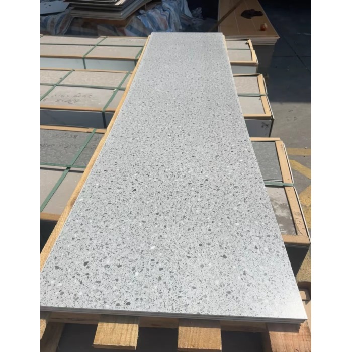 แผ่นผนัง SPC ปลอดสารพิษสไตล์การตกแต่งสีเขียว