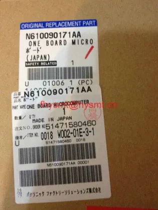 Panasonic N610090171AA ONE BOARD MICROCOMPUTER