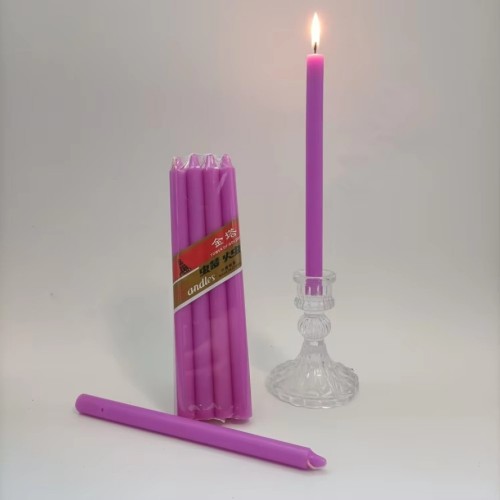 Custom Stick Candles Colorful Paraffin Wax for Household