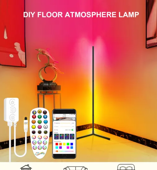 RGB Bluetooth LED Floor Light for Living Room and Bedroom