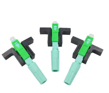 FTTH SC/APC UPC Quick Connector - Wedge Screw Type T-Click Fiber Optic Fast Connector