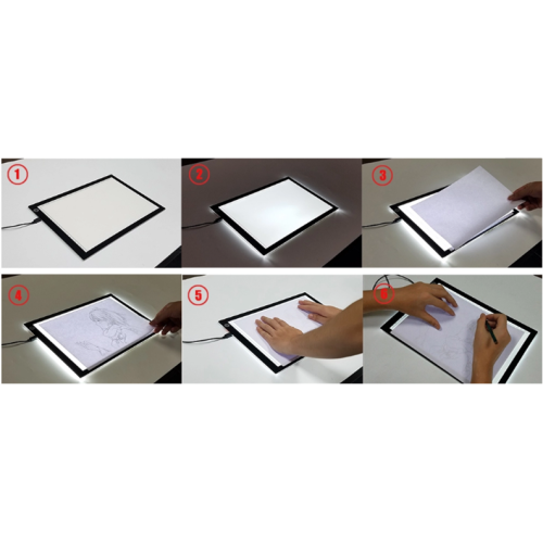 Caja de trazado iluminada con almohadilla de dibujo de Suron LED